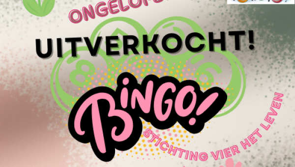 We zijn sprakeloos....helemaal uitverkocht!