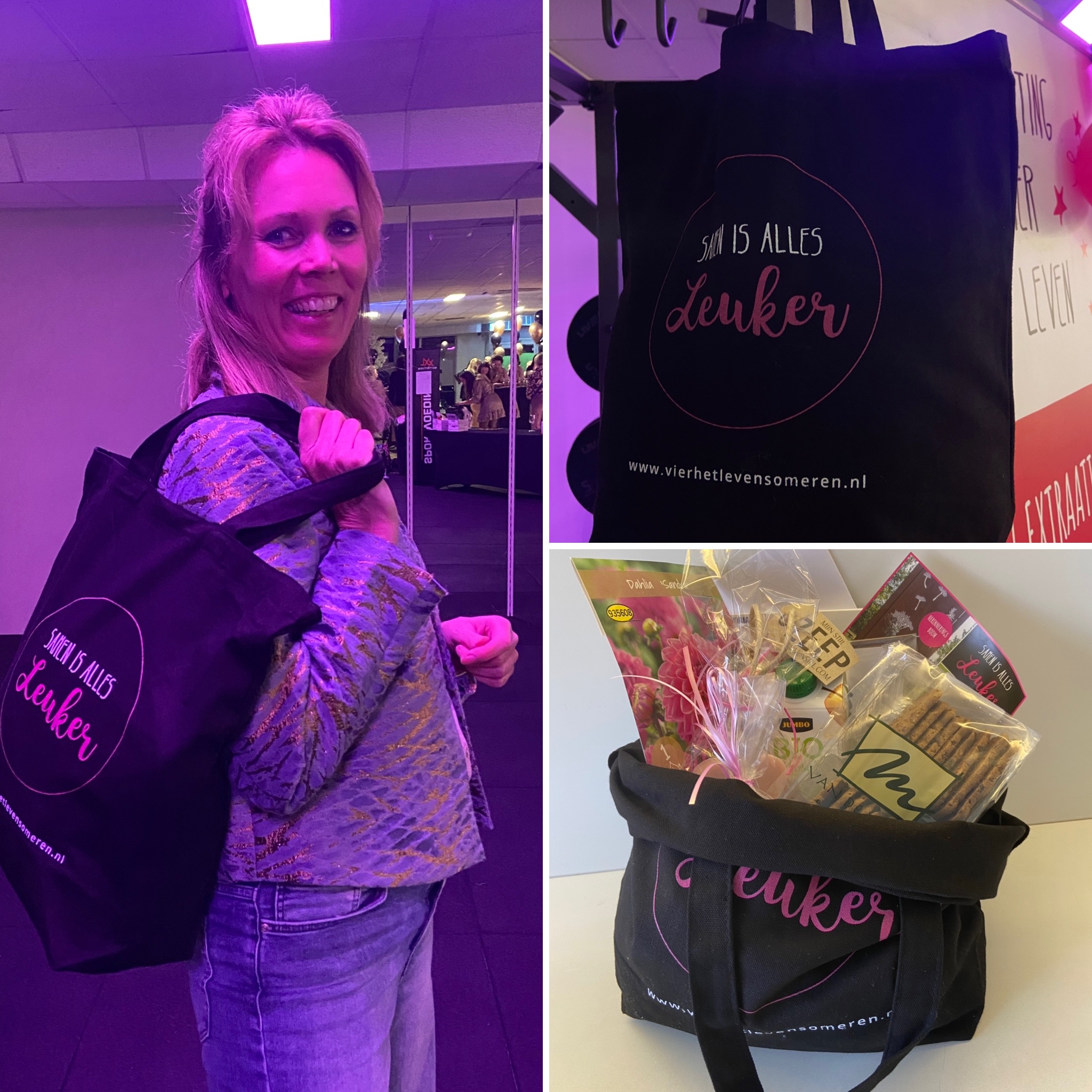 Unieke Vier het Leven tas!